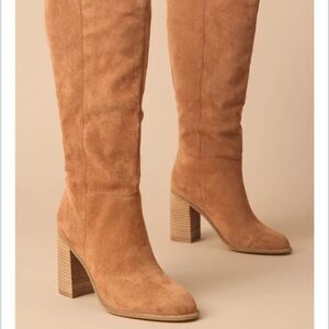 Knee High Angel Suede Boots